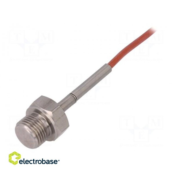Sensor: temperature | Pt100 | cl.B | Leads: 3 leads | Mounting: G 1/2 A