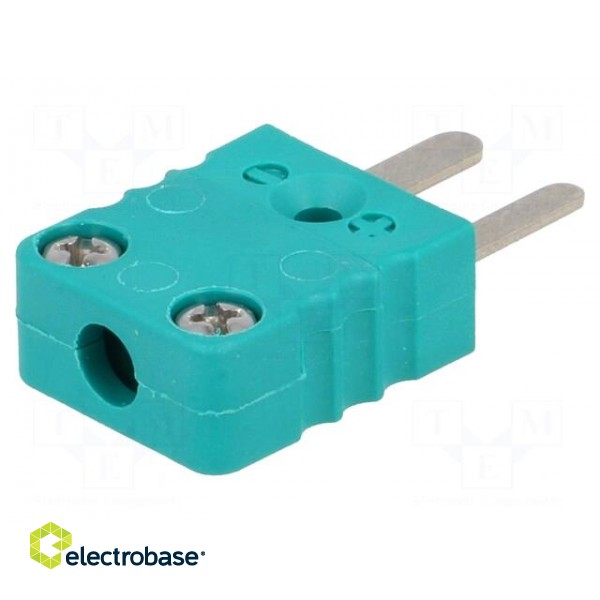 K-type miniature plug | Mat: PVC | 200°C фото 1