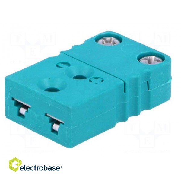 K-type miniature socket | Mat: PVC | 200°C image 2