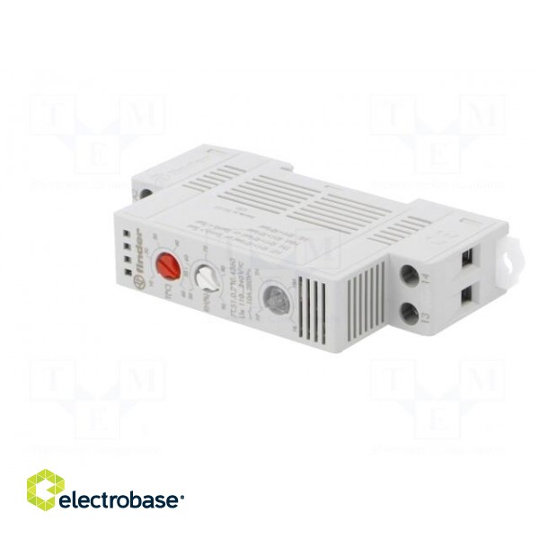 Module: higrothermostat | 17.5x88.8x47.8mm | IP20 | Mounting: DIN image 2