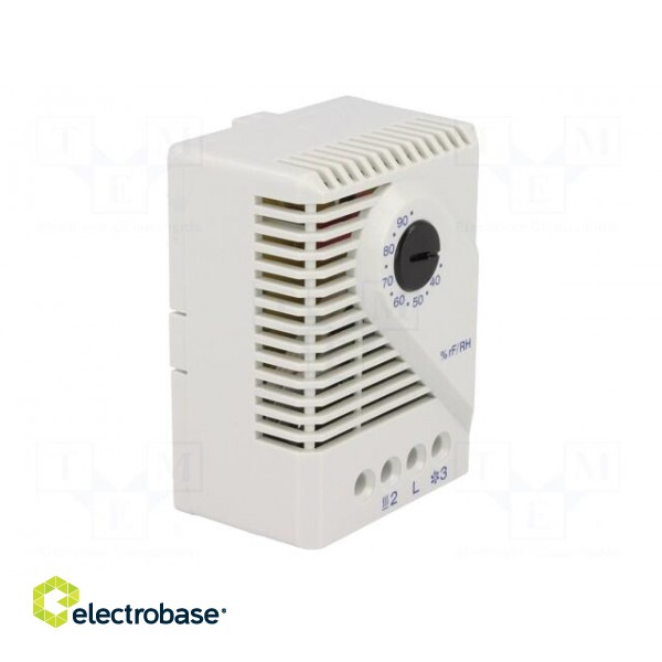 Sensor: hygrostat | Contacts: SPDT | 5A | 250VAC | IP20 | Mounting: DIN image 8