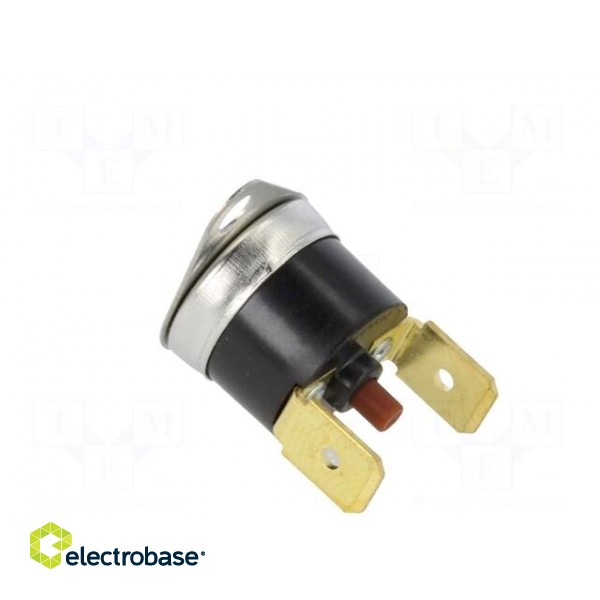 Sensor: thermostat | NC | 100°C | 10A | 240VAC | connectors 6,4mm | ±5°C paveikslėlis 4
