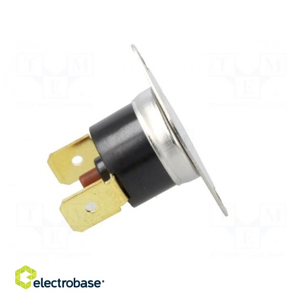 Sensor: thermostat | NC | 100°C | 10A | 240VAC | connectors 6,4mm | ±5°C paveikslėlis 7