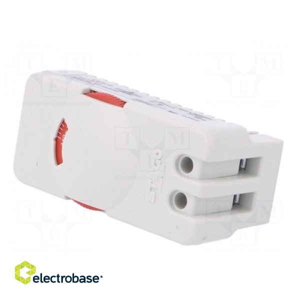 Sensor: thermostat | Contacts: NC | 10A | 250VAC | IP20 | Mounting: DIN image 2