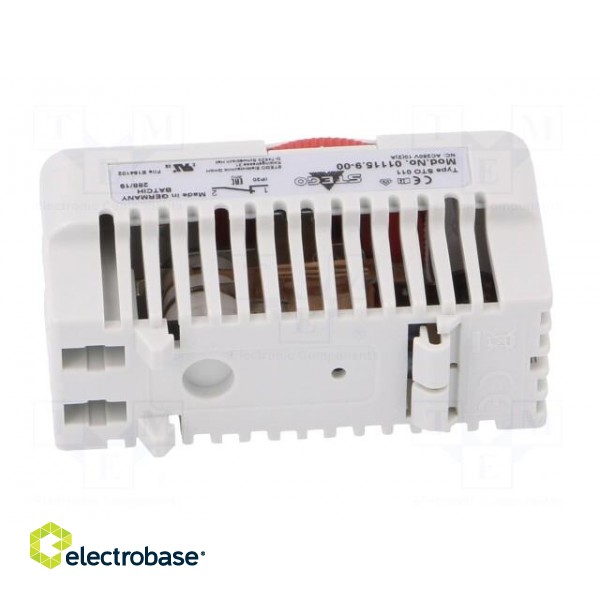 Sensor: thermostat | Contacts: NC | 10A | 250VAC | IP20 | Mounting: DIN image 5