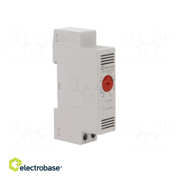 Sensor: thermostat | Contacts: NC | 10A | 250VAC | 7±4 K | IP20 фото 8