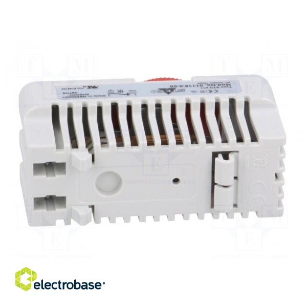 Sensor: thermostat | Contacts: NC | 10A | 250VAC | IP20 | Mounting: DIN фото 5