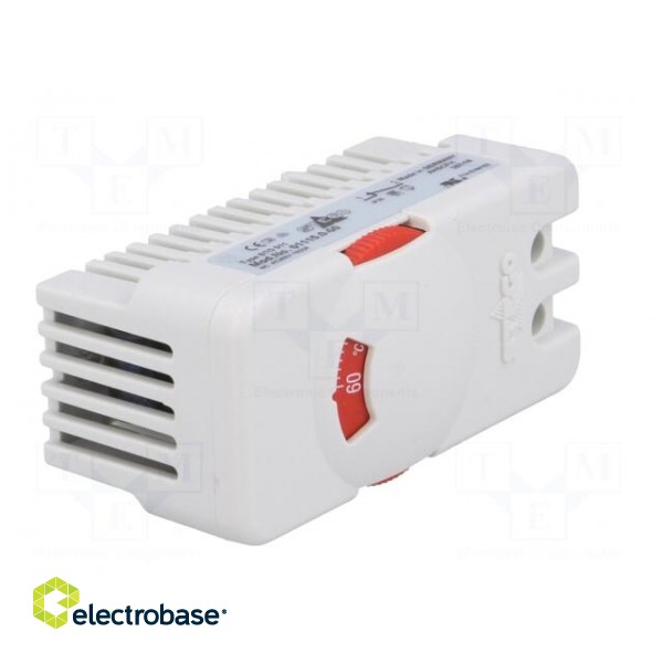 Sensor: thermostat | Contacts: NC | 10A | 250VAC | IP20 | Mounting: DIN фото 8