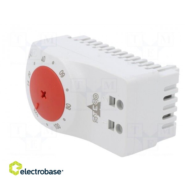 Sensor: thermostat | NC | 10A | 250VAC | spring clamps | 60x33x41mm фото 2