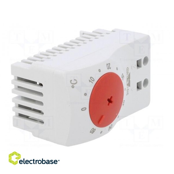 Sensor: thermostat | NC | 10A | 250VAC | spring clamps | 60x33x41mm paveikslėlis 8