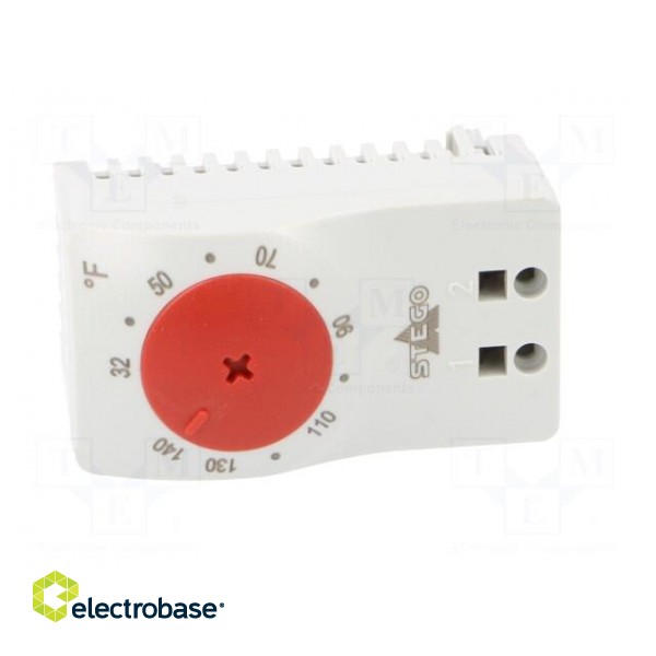 Sensor: thermostat | NC | 10A | 250VAC | spring clamps | 60x33x41mm фото 9