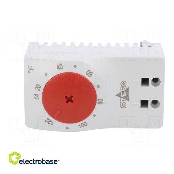 Sensor: thermostat | NC | 10A | 250VAC | spring clamps | 60x33x41mm фото 9