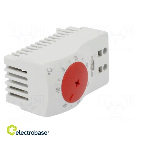 Sensor: thermostat | NC | 10A | 250VAC | spring clamps | 60x33x41mm фото 8