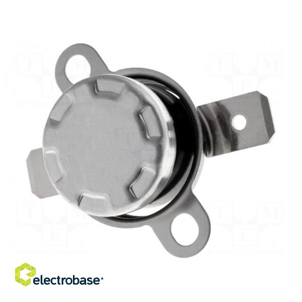 Sensor: thermostat | Output conf: NC | 80°C | 10A | 250VAC