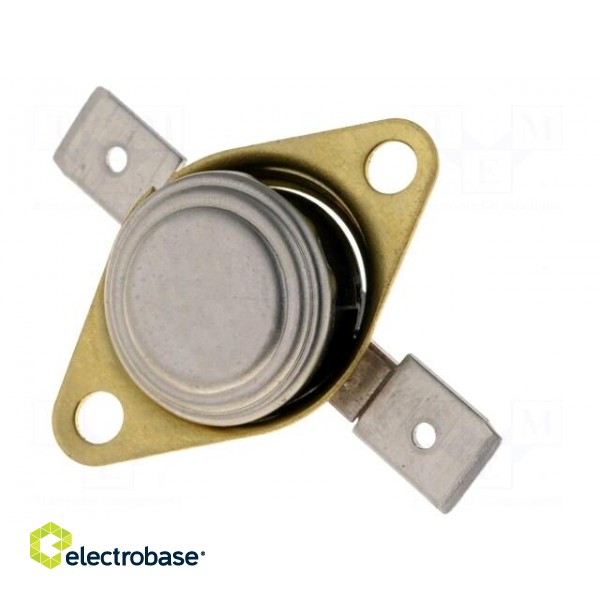 Sensor: thermostat | NC | 130°C | 16A | 250VAC | connectors 6,3mm | ±15°C