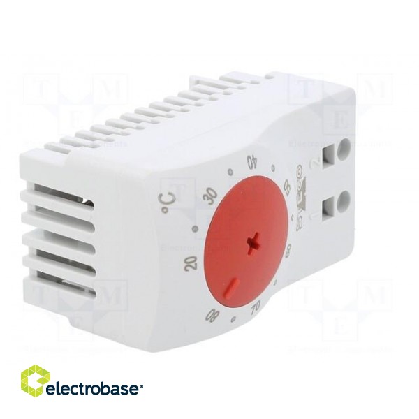 Sensor: thermostat | NC | 3A | 250VAC | spring clamps | 60x33x41mm | IP20 фото 8
