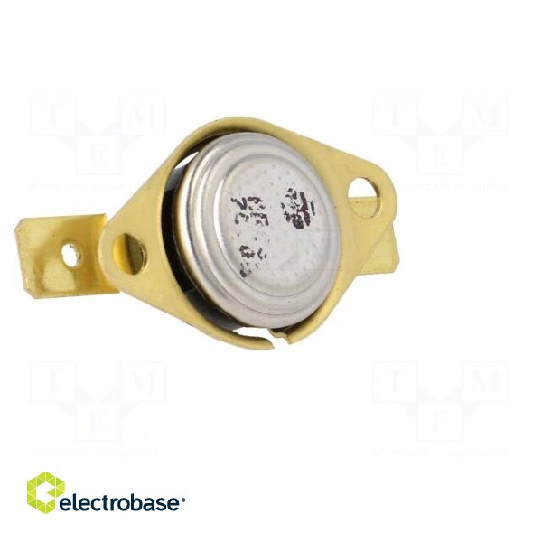 Sensor: thermostat | NC | 70°C | 16A | 250VAC | connectors 6,3mm | ±15°C paveikslėlis 2