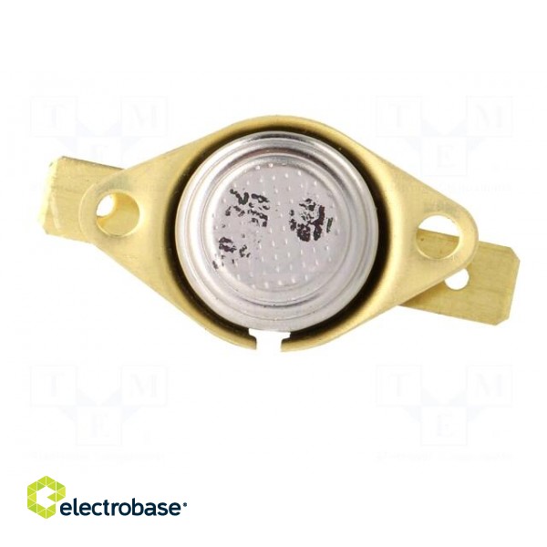 Sensor: thermostat | NC | 70°C | 16A | 250VAC | connectors 6,3mm | ±15°C paveikslėlis 3