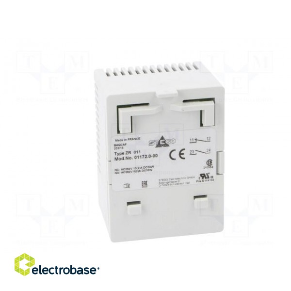 Sensor: thermostat | Contacts: NC + NO | 10A | 250VAC | IP20 paveikslėlis 5