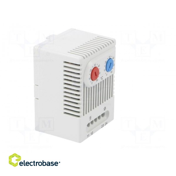 Sensor: thermostat | Contacts: NC + NO | 10A | 250VAC | IP20 image 8