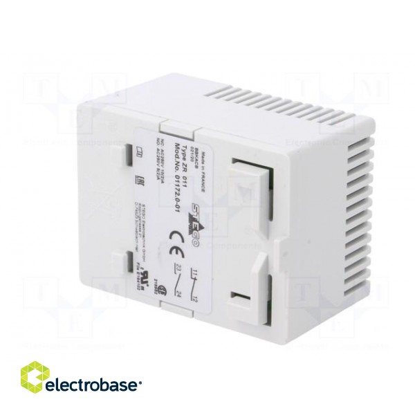 Sensor: thermostat | Contacts: NC + NO | 10A | 250VAC | IP20 | -45÷80°C image 6
