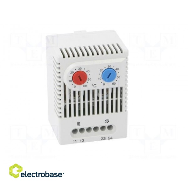 Sensor: thermostat | Contacts: NC + NO | 10A | 250VAC | IP20 paveikslėlis 9
