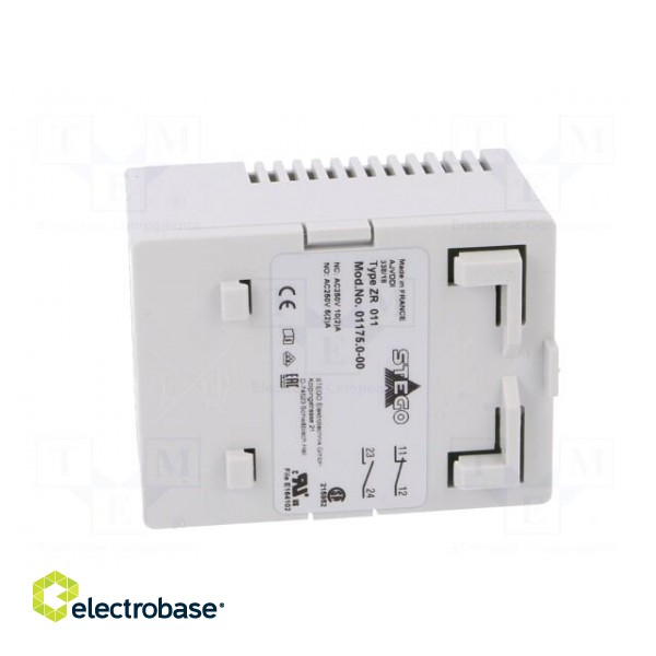 Sensor: thermostat | Contacts: NC + NO | 10A | 250VAC | IP20 фото 5