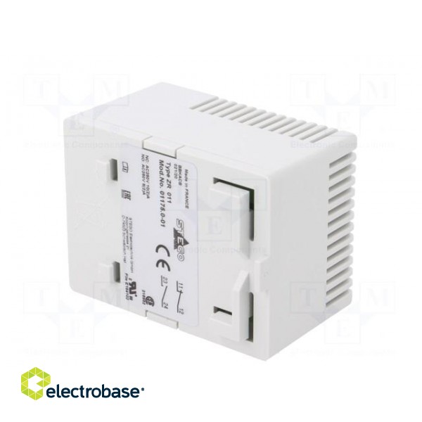Sensor: thermostat | Contacts: NC + NO | 10A | 250VAC | IP20 | -45÷80°C paveikslėlis 6