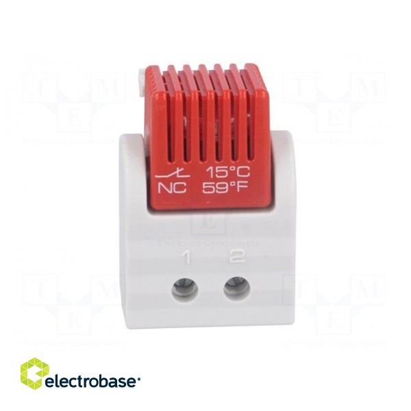 Sensor: thermostat | Topen: 15°C | Tclos: 5°C | Contacts: NC | 5A | 250VAC фото 9