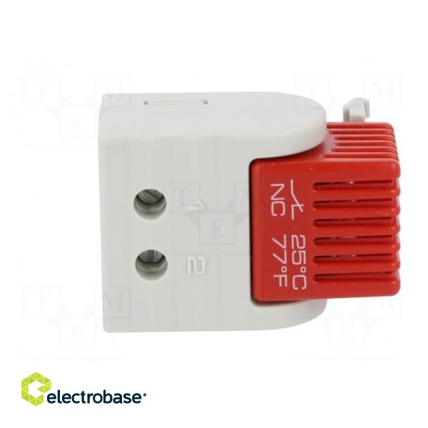 Sensor: thermostat | Topen: 25°C | Tclos: 15°C | Contacts: NC | 5A | ±5°C image 3
