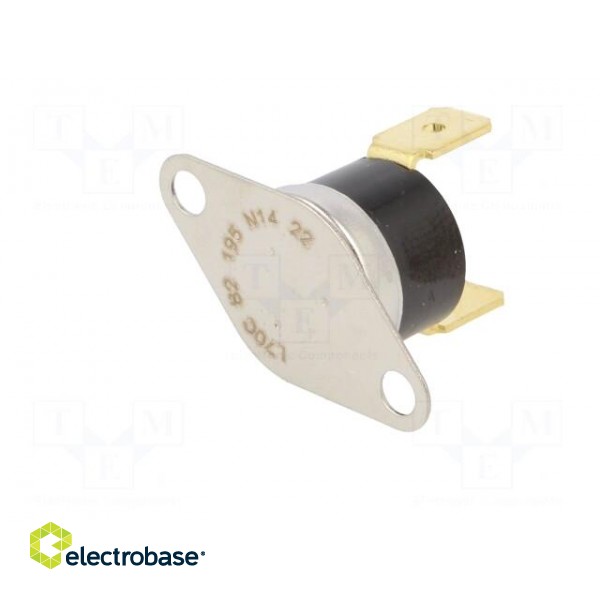 Sensor: thermostat | NC | Topen: 70°C | Tclos: 55°C | 10A | 240VAC | ±5°C image 2