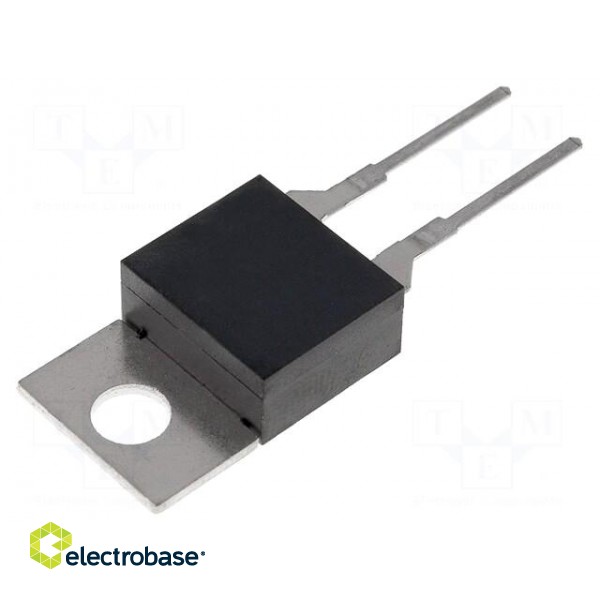 Sensor: thermostat | Output conf: NC | Topen: 80°C | Tclos: 55°C | 1A