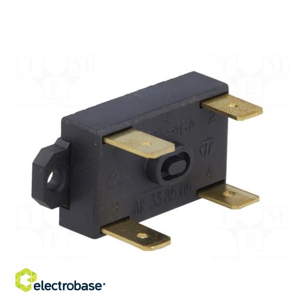 Sensor: thermostat | NC x2 | 85°C | 16A | 250VAC | connectors 6,3mm image 2