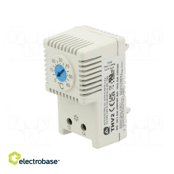Sensor: thermostat | NO | 10A | 250VAC | screw terminals | 61x34x35mm