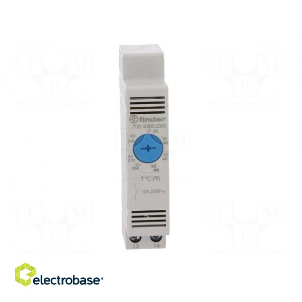 Sensor: thermostat | Contacts: NO | 10A | 250VAC | 7±4 K | IP20 фото 9