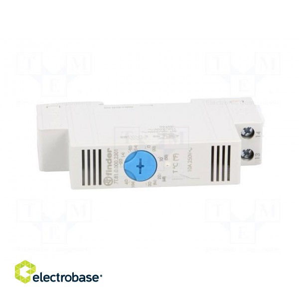 Sensor: thermostat | Contacts: NO | 10A | 250VAC | 7±4 K | IP20 фото 9