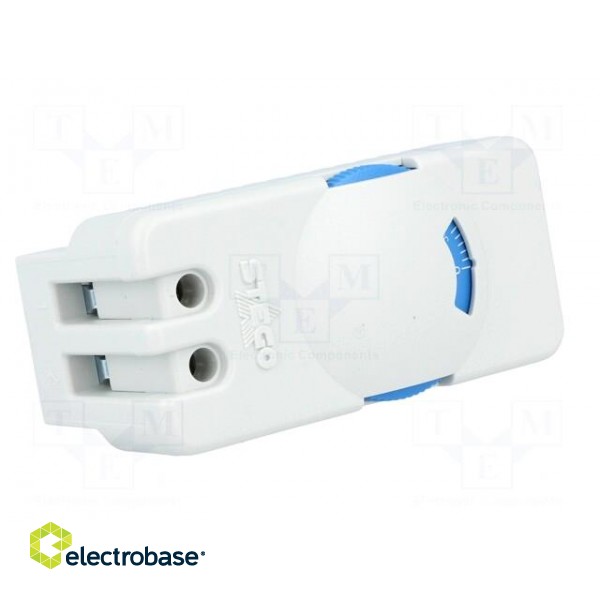 Sensor: thermostat | Contacts: NO | 10A | 250VAC | IP20 | Mounting: DIN image 2
