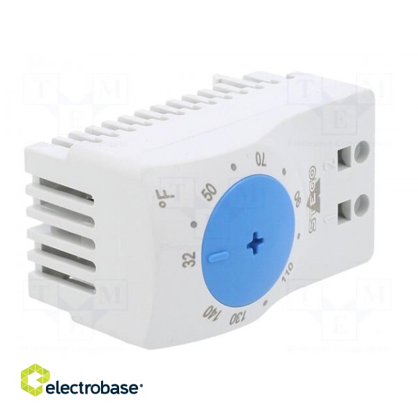 Sensor: thermostat | NO | 10A | 250VAC | spring clamps | 60x33x41mm фото 8