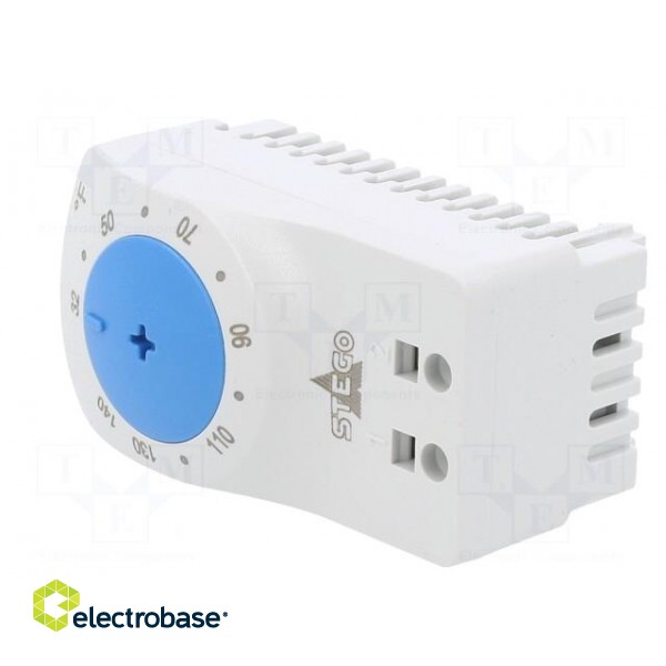 Sensor: thermostat | NO | 10A | 250VAC | spring clamps | 60x33x41mm image 2