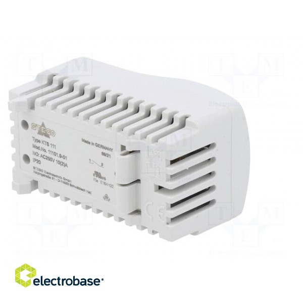 Sensor: thermostat | NO | 10A | 250VAC | spring clamps | 60x33x41mm image 6