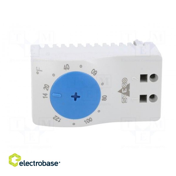 Sensor: thermostat | NO | 10A | 250VAC | spring clamps | 60x33x41mm фото 9