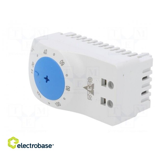 Sensor: thermostat | NO | 10A | 250VAC | spring clamps | 60x33x41mm фото 2