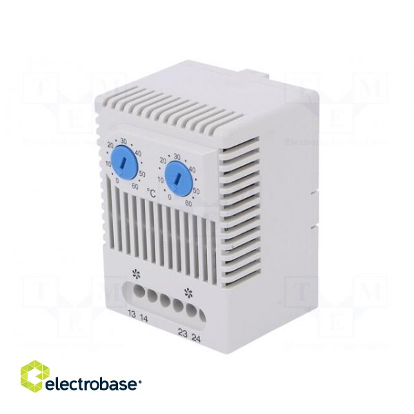 Sensor: thermostat | Contacts: NO x2 | 10A | 250VAC | IP20 image 1