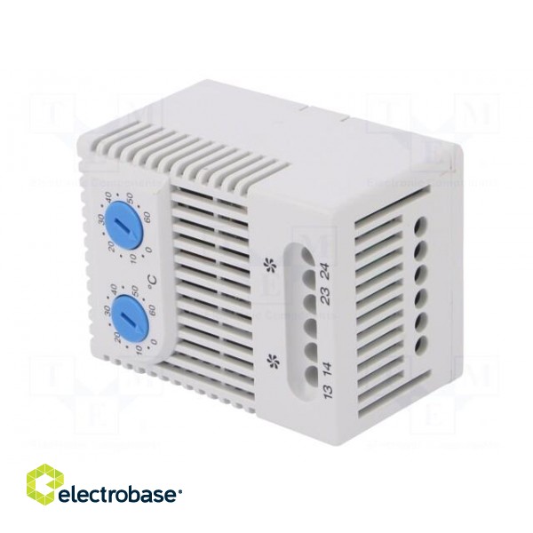 Sensor: thermostat | Contacts: NO x2 | 10A | 250VAC | IP20 image 2