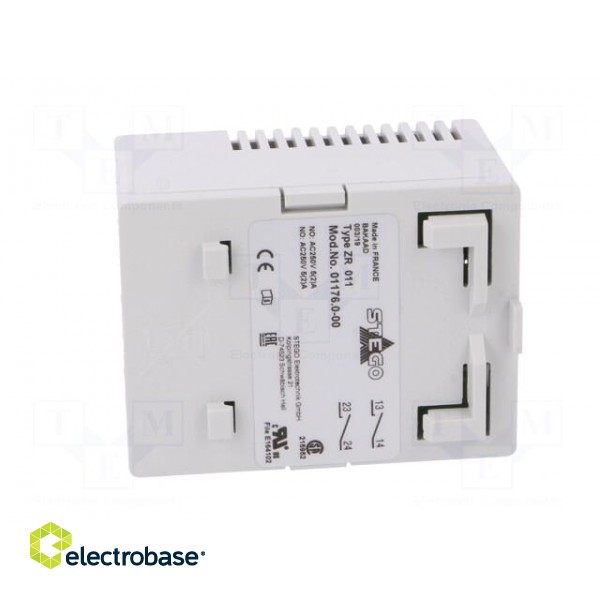 Sensor: thermostat | Contacts: NO x2 | 10A | 250VAC | IP20 фото 5