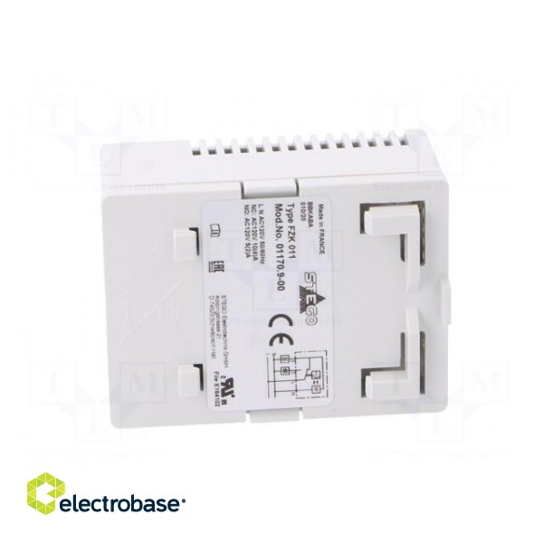 Sensor: thermostat | Contacts: SPDT | 10A | 120VAC | IP20 | Mounting: DIN image 5