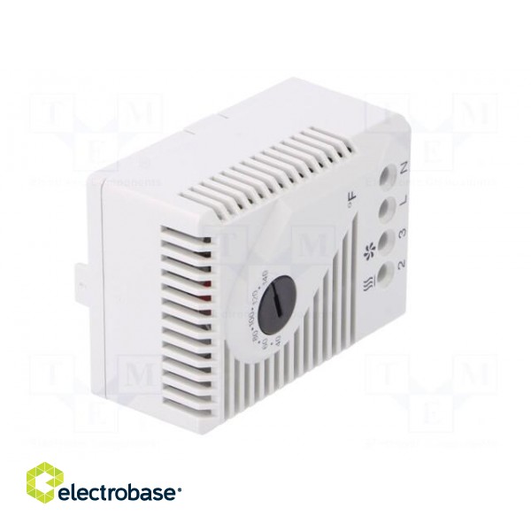 Sensor: thermostat | Contacts: SPDT | 10A | 120VAC | IP20 | Mounting: DIN paveikslėlis 8