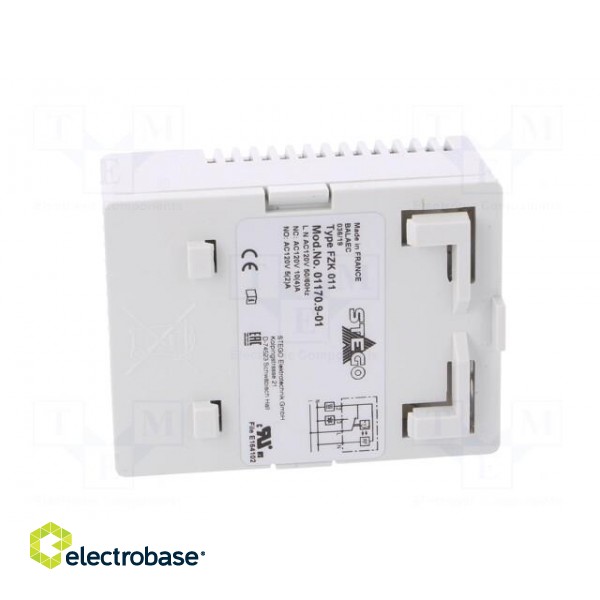 Sensor: thermostat | Contacts: SPDT | 10A | 120VAC | IP20 | Mounting: DIN paveikslėlis 5