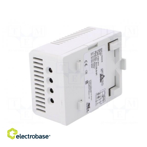 Sensor: thermostat | Contacts: SPDT | 10A | 120VAC | IP20 | Mounting: DIN paveikslėlis 4