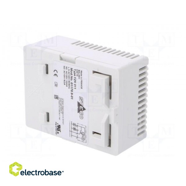 Sensor: thermostat | Contacts: SPDT | 10A | 120VAC | IP20 | Mounting: DIN фото 6